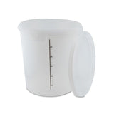 Primary Pail with Lid - Semi - Translucent 32 Liter - Grain To Glass Inc