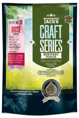 ROSÉ Cider Kit - Mangrove Jack's - Grain To Glass Inc
