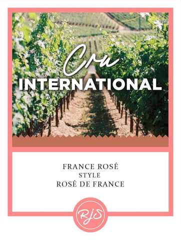 Rosé (France) Grand Cru International 30 Pack Wine Labels - HJL Designs - Grain To Glass Inc