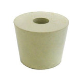 Rubber Stopper - Drilled (Size 2 - 13) - Grain To Glass Inc