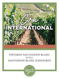 Sauvignon Blanc (Ontario) Grand Cru International 30 Pack Wine Labels - HJL Designs - Grain To Glass Inc