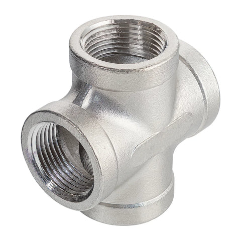 1/2" FPT Cross (Stainless Steel)