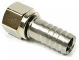 Swivel Nut - 1/4" Barb (Stainless Steel) - Grain To Glass Inc