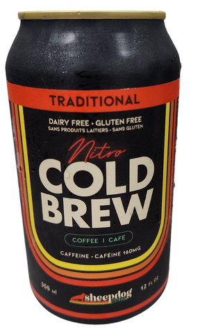 Sheepdog Nitro Cold Brew Coffee 355ml Can Traditional