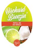 Tropical Lime Orchard Breezin' 30 Pack Wine Labels - HJL Designs - Grain To Glass Inc