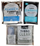 Turbo Yeast Classic 8 Refill Pack - Includes Turbo Carbon and Turbo Clear - Still Spirits - Grain To Glass Inc