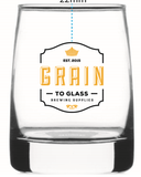 Whiskey Glass 12oz - Heavy Base - Grain To Glass Inc
