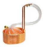 Wort Chiller Copper - Immersion 25' x 3/8" with Vinyl Tubing - Grain To Glass Inc
