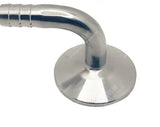 1.5" Tri - Clamp 90 Degree Elbow With 1/2" OD Barb - Stainless Steel - Grain To Glass Inc