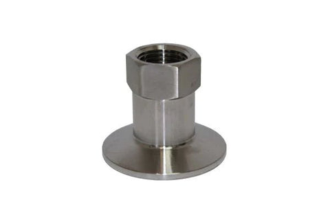 2" Tri - Clamp X 1/2" Female NPT - Stainless Steel - Grain To Glass Inc