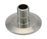 2" Tri - Clamp X 1/2" Male NPT - Stainless Steel - Grain To Glass Inc