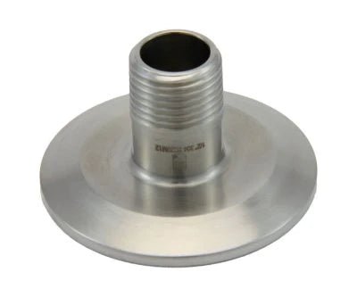 2" Tri - Clamp X 1/2" Male NPT - Stainless Steel - Grain To Glass Inc