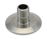 2" Tri - Clamp X 3/4" Male NPT - Stainless Steel - Grain To Glass Inc