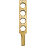 4 Hole Wooden Beer Sampler Paddle - Grain To Glass Inc