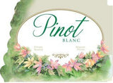 Adhesive Wine Label - Pinot Blanc (Flowers) - Grain To Glass Inc