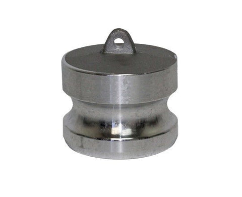 Camlock Dust Plug - Male 1/2" - Stainless Steel - Grain To Glass Inc