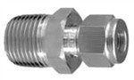 1/2" MPT x 3/8" Compression Fitting (Stainless Steel) - Grain To Glass
