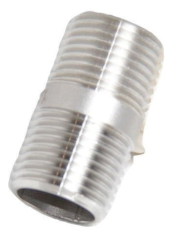 Nipple - Threaded 1/2" X 2" Stainless Steel - Grain To Glass Inc