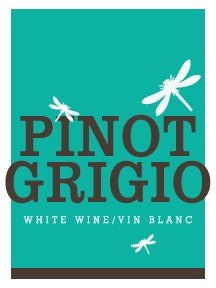 Pinot Grigio - Peel and Stick Wine Label - Grain To Glass Inc