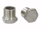 Plug - 1/2" Male NPT (Stainless Steel) - Grain To Glass Inc