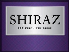 Shiraz - Peel and Stick Wine Label - Grain To Glass Inc