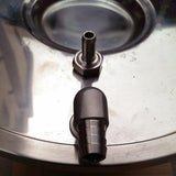 Stainless Steel Blow Off Barb for Ss Brewtech Brew Bucket Replacement Lid - Grain To Glass Inc