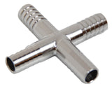 Barbed Stainless Steel Cross 3/8"