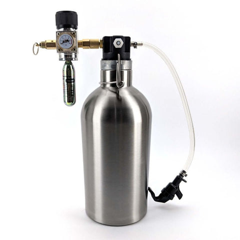 Ultimate Growler (Stainless Steel) - Complete Kit With Picnic Tap - Grain To Glass Inc