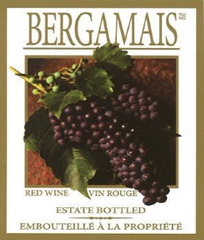 Ultra Wine Label - Bergamais (Grapes) - Grain To Glass Inc