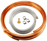 Wort Chiller Copper - DIY Immersion 25' x 3/8" with Vinyl Tubing - Grain To Glass Inc