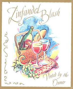 Adhesive Wine Label - Zinfandel Blush (Picnic) - Grain To Glass
