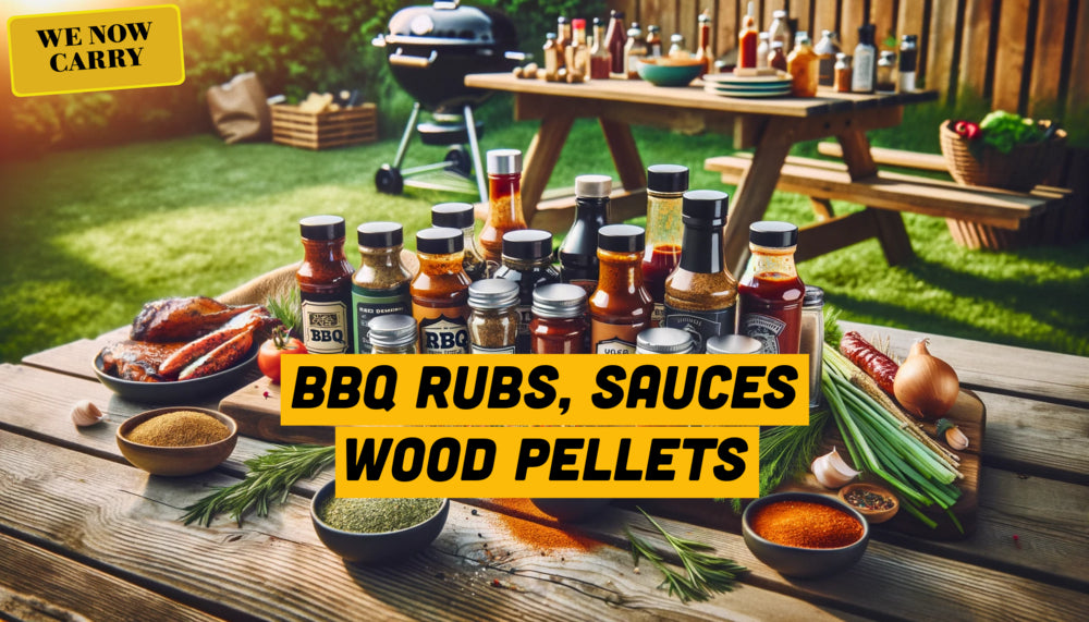 BBQ RUBS, SAUCES AND WOOD PELLETS